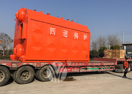 Coal Fired Chain Grate Water Tube Boiler is Shipped to Thailand for Printing Factory