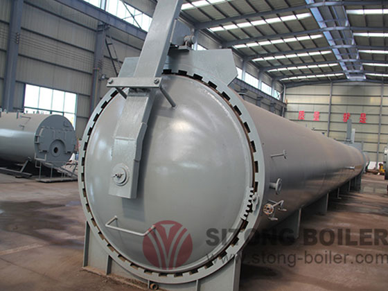 Horizontal Industrial Autoclave For AAC Plant