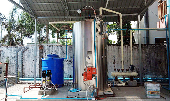 CLHS Vertical Type Industrial Oil Gas Hot Water Boiler