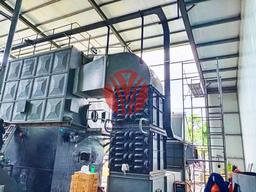 <strong>8 ton Biomass Fired Steam Boiler Used for a Coconut Products Factory in the Philippines</strong>