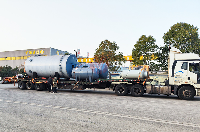 3500kw Horizontal Heavy Oil Fired Thermal Oil Heater Used for a Textile Company in Myanmar