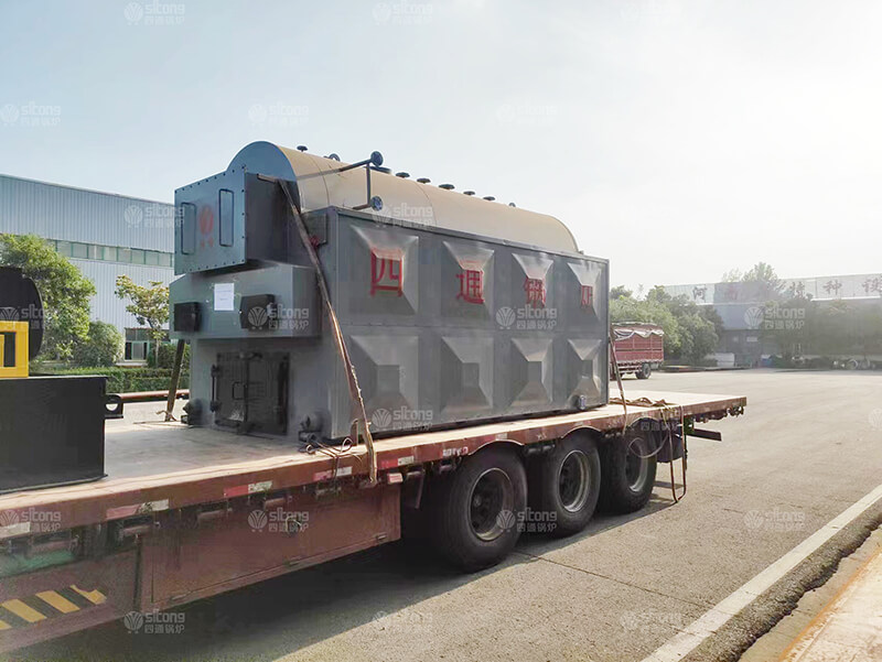 2 ton Movable Grate Biomass Boiler Used for Pineapple Drying in a Food Factory in the Philippines