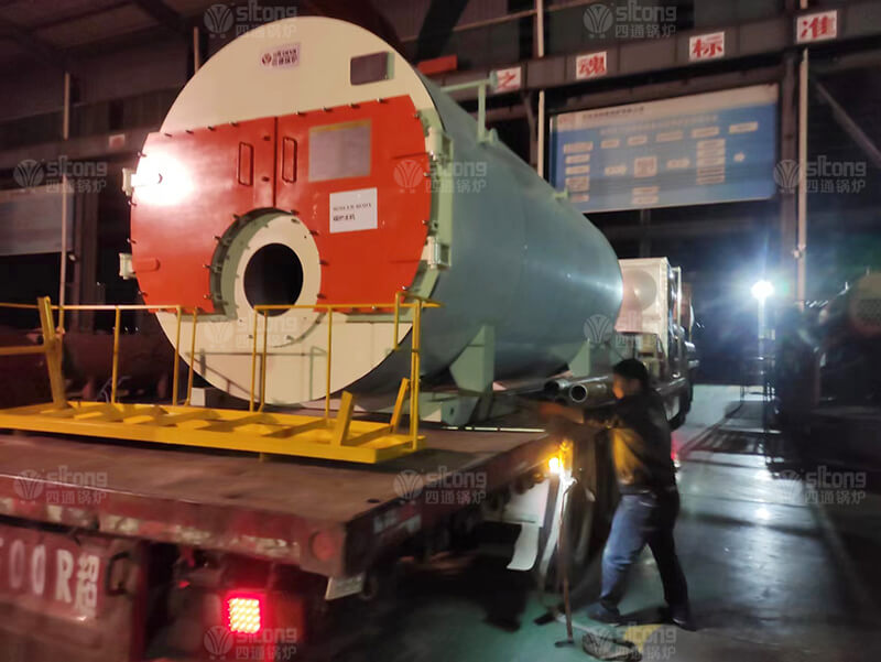 5 ton Gas Fired Steam Boiler Used for Production of a Canned Food Enterprise in Jordan