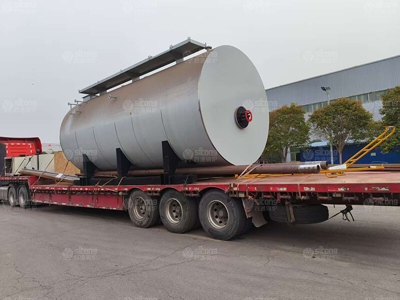 10 ton of Oil Gas Fired Steam Boiler Used for a Food Factory in the Philippines
