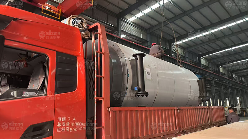 2100kw of Diesel & LPG Fired Thermal Oil Boiler for a Potato Chip Production Enterprise in Yemen