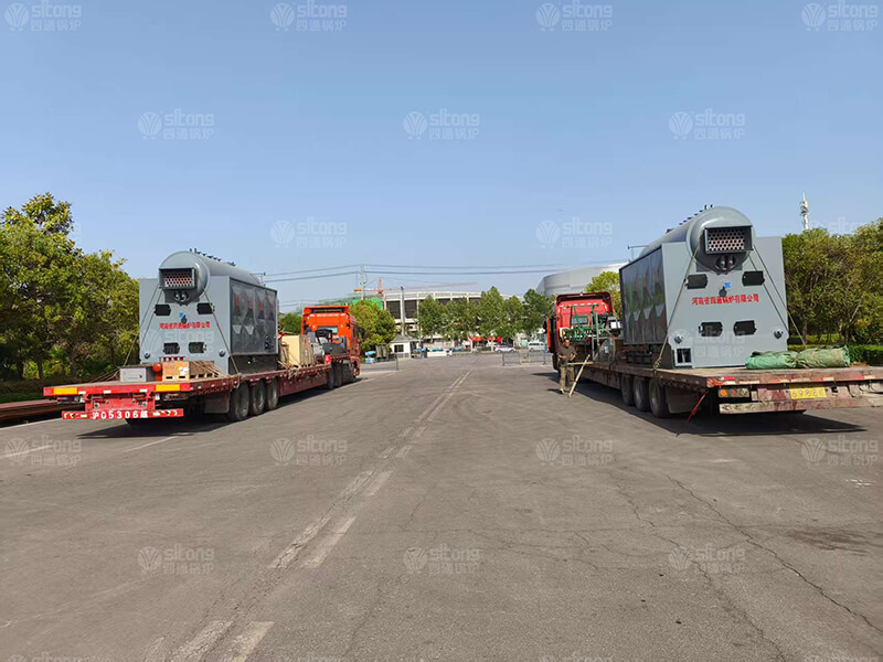 3 Sets of 2 ton Coal & Biomass Fired Steam Boiler Used for a Textile Enterprise in Bangladesh