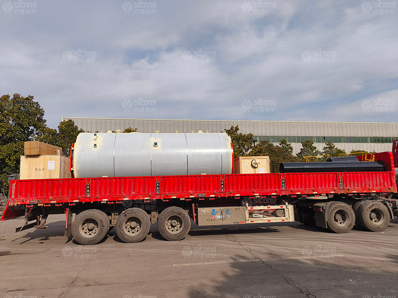 4 ton of Heavy Oil Fired Steam Boiler Repurchase by a Pharmaceutical Enterprise Shipped to Nigeria