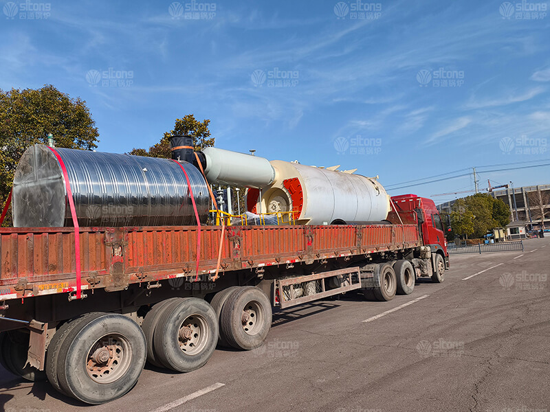 3 ton of LPG Fired Boiler for Extraction Process of the Petrochemical Industry Shipped to Ecuador