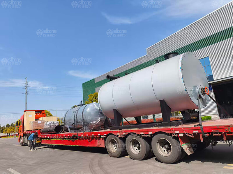 2400kw of Natural Gas Fired Thermal Oil Heater for a Rosin Processing Plant Shipped to Indonesia
