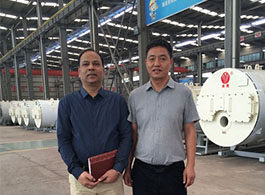 Bengal Customer Visit Sitong Boiler for DZL Series Boiler