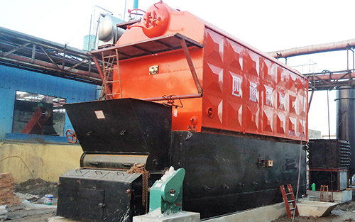 8ton SZL Series Chain Grate Steam Boiler for Bangladesh Gypsum Boards Factory