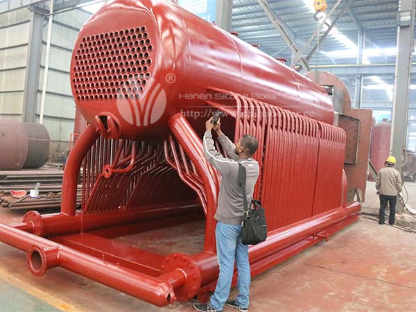 1 ton steam capacity wood chips fired moving grate steam boiler