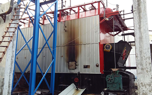 10ton SZL Series Coal Fired Steam Boiler for Zambia Alcohol factory