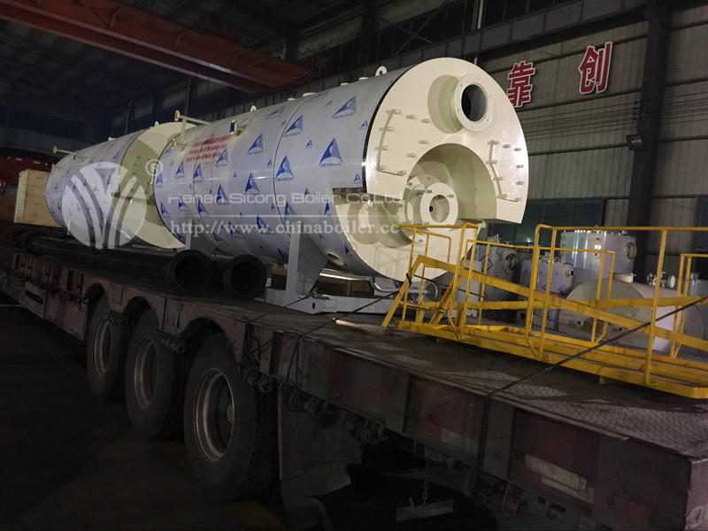 1ton and 1.5ton WNS series Diesel Oil Fired Steam Boiler is Shipping to Saudi Arabia for Laundry Room 